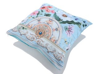 Подушка атлас 07942-7 блакитний (45x45), 2, <strong>50</strong>