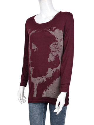 B049-1 bordo (10544), 4 (One size), <strong>75</strong>, демісезон