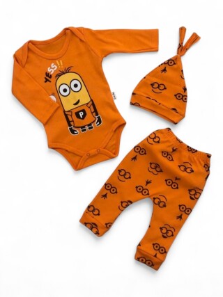 1020 помаранчевий боді трійка, 2 (3-9), <strong>4.4</strong>, демісезон