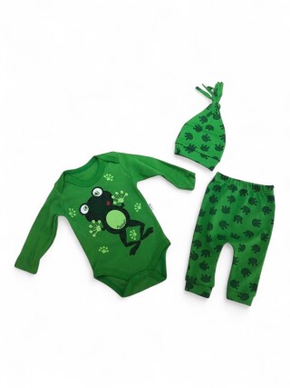 1370 зелений боді трійка, 2 (3-9), <strong>4.4</strong>, демісезон