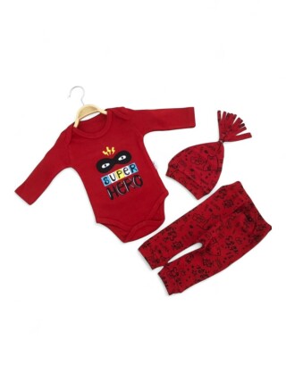 1011 червоний боді трійка, 2 (3-9), <strong>4.4</strong>, демісезон