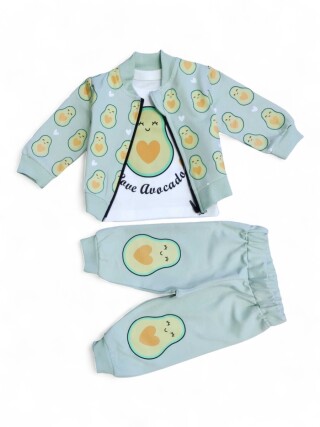 1015 м'ятний костюм-трійка, 4 (6-24), <strong>9.2</strong>, демісезон