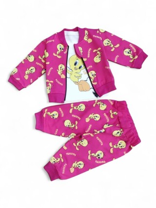 1025 малиновий костюм-трійка, 4 (6-24), <strong>9.2</strong>, демісезон