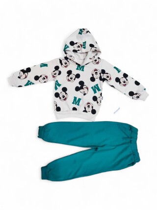 5552 зелений батнік-штани, 4 (2-5), <strong>8.5</strong>, демісезон