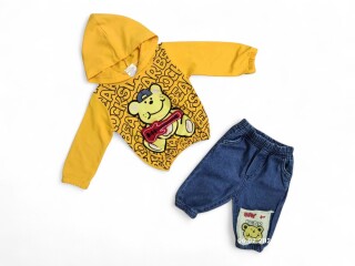 705 жовтий батнік-штани, 4 (9-24), <strong>7</strong>, демісезон