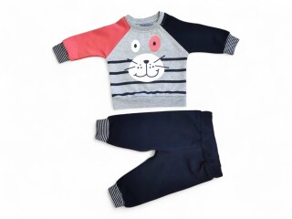 1518 сіро-помаранчевий батнік-штани, 4 (6-18), <strong>5.1</strong>, демісезон