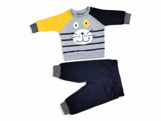 1518 сіро-жовтий батнік-штани, 4 (6-18), <strong>5.1</strong>, демісезон