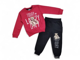 3753 червоний батнік-штани, 4 (2-5), <strong>8.5</strong>, демісезон