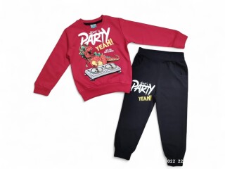 3755 червоний батнік-штани, 4 (2-5), <strong>8.5</strong>, демісезон