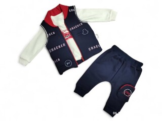 22115 т.синій жилетка-реглан-штани, 2 (6-18), <strong>14</strong>, демісезон