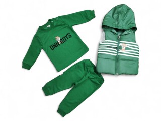 50327 зелений жилетка-реглан-штани, 4 (6-18), <strong>14</strong>, демісезон