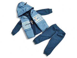 50327 т.бірюзовий жилетка-реглан-штани, 4 (6-18), <strong>14</strong>, демісезон