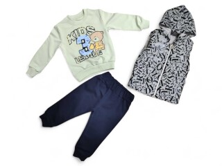 3085 фісташковий жилетка-реглан-штани, 4 (9-24), <strong>12.5</strong>, демісезон