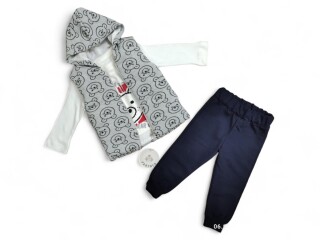 3210 св.сірий жилетка-реглан-штани, 4 (9-24), <strong>12.5</strong>, демісезон