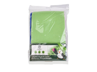 3706 (11989) ганчірка для дзеркал 30x40см mix, 4, <strong>100</strong>, демісезон