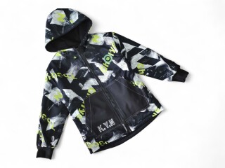 2253 чорна з салатовим, 4 (10-13), <strong>12</strong>, демісезон