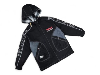 2120 чорна з жовтим, 4 (12-15), <strong>12</strong>, демісезон