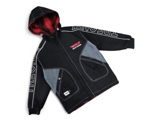 2120 чорна з червоним, 4 (12-15), <strong>12</strong>, демісезон