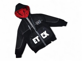 8817 чорна з червоним, 4 (10-13), <strong>12</strong>, демісезон