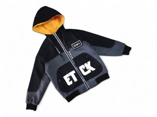 8817 сіра з жовтим, 4 (10-13), <strong>12</strong>, демісезон