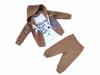 2244 коричневий батнік-штани, 4 (9-24), <strong>11.5</strong>, демісезон