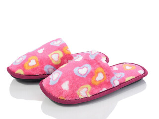 Капці жін серце кольор.-рожеві, 7 (37-40), <strong>140</strong>, демісезон