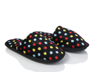 Капці жін кулька чорні, 7 (37-40), <strong>140</strong>, демісезон