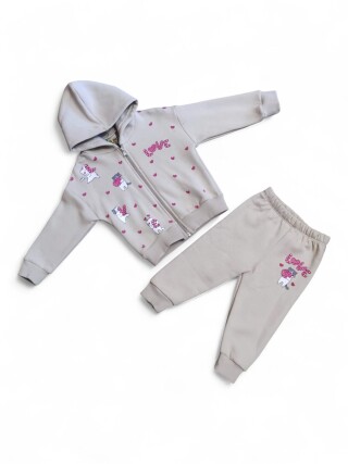 14577 бежевий батнік-штани, 3 (1-3), <strong>11.5</strong>, зима