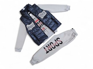 2520 сірий Sport жилетка-кофта-штани, 5 (6-10), <strong>17.5</strong>, зима