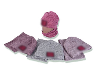 Y931-1 (шапка+баф) mix, 5 (50-54), <strong>75</strong>, зима