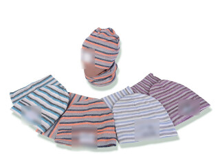 Y934-1 (шапка+баф) mix, 5 (50-54), <strong>75</strong>, зима