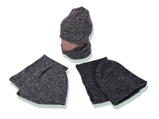 Y930-1 (шапка+баф) mix, 5 (50-54), <strong>75</strong>, зима