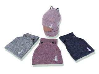 Y933-1 (шапка+баф) mix, 5 (48-52), <strong>75</strong>, зима