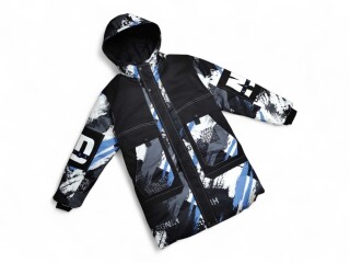 2555 чорна з синій, 3 (L-3XL), <strong>26.5</strong>, зима