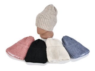 Шапка жіноча махра mix, 5 (One size), <strong>135</strong>, зима