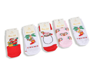 Носки Новий Рік (0-4) mix, 12 (0-4), <strong>17</strong>, демісезон