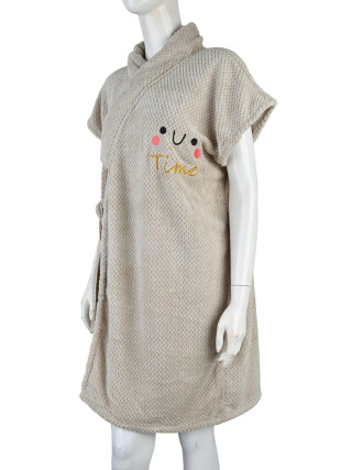 Халат 6837 (10463) beige, 2 (One size), <strong>220</strong>, демісезон