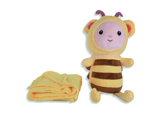 7503 (12121) бджола іграшка (50х20)-плед 120x160 yellow, 2 (One size), <strong>295</strong>