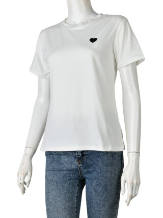 4349-Heart-4 white, 8 (M-2XL), <strong>100</strong>, літо