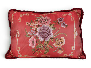 Гобелен 4 квітки в квадраті (99032) бордовий 50x70см, 2 (One size), <strong>150</strong>