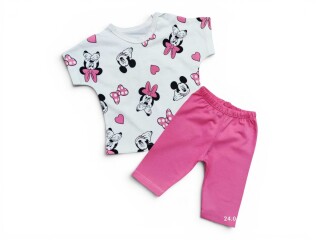 2632 комплект для малюків футболка-шорти рожевий, 4 (6-24), <strong>5.5</strong>, літо