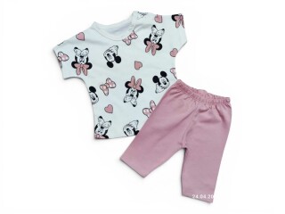 2632 комплект для малюків футболка-шорти т.пудра, 4 (6-24), <strong>5.5</strong>, літо